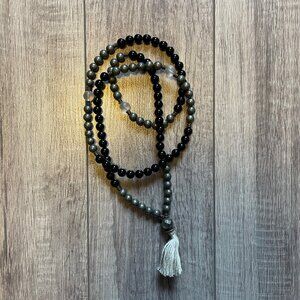 Silver & Sage Mala (Full size)